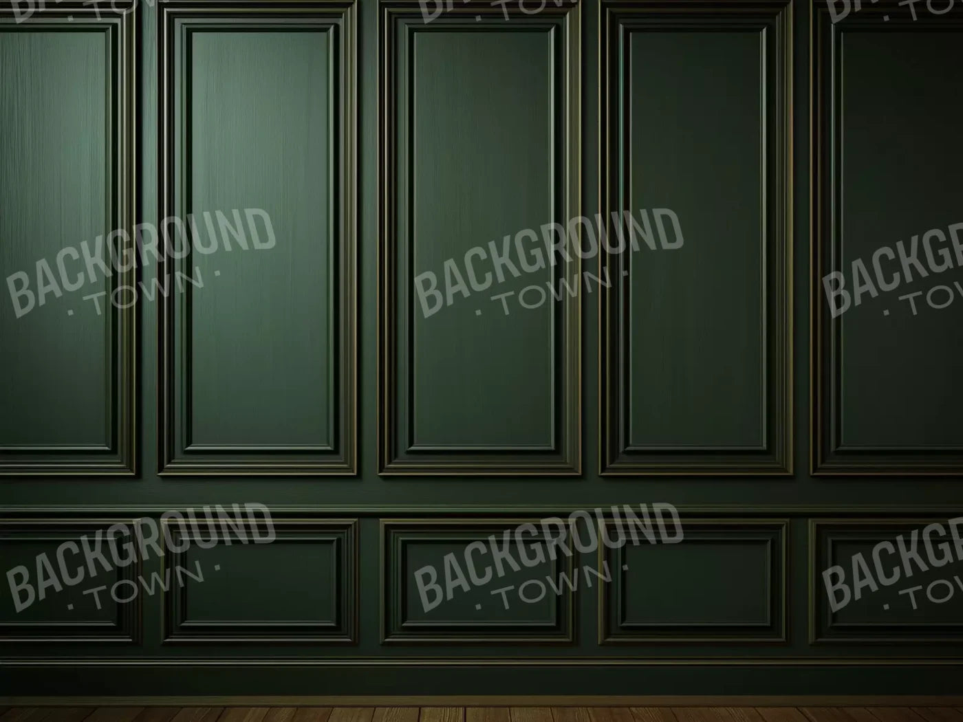 Green Panel Wall 3 8’X6’ Fleece (96 X 72 Inch) Backdrop