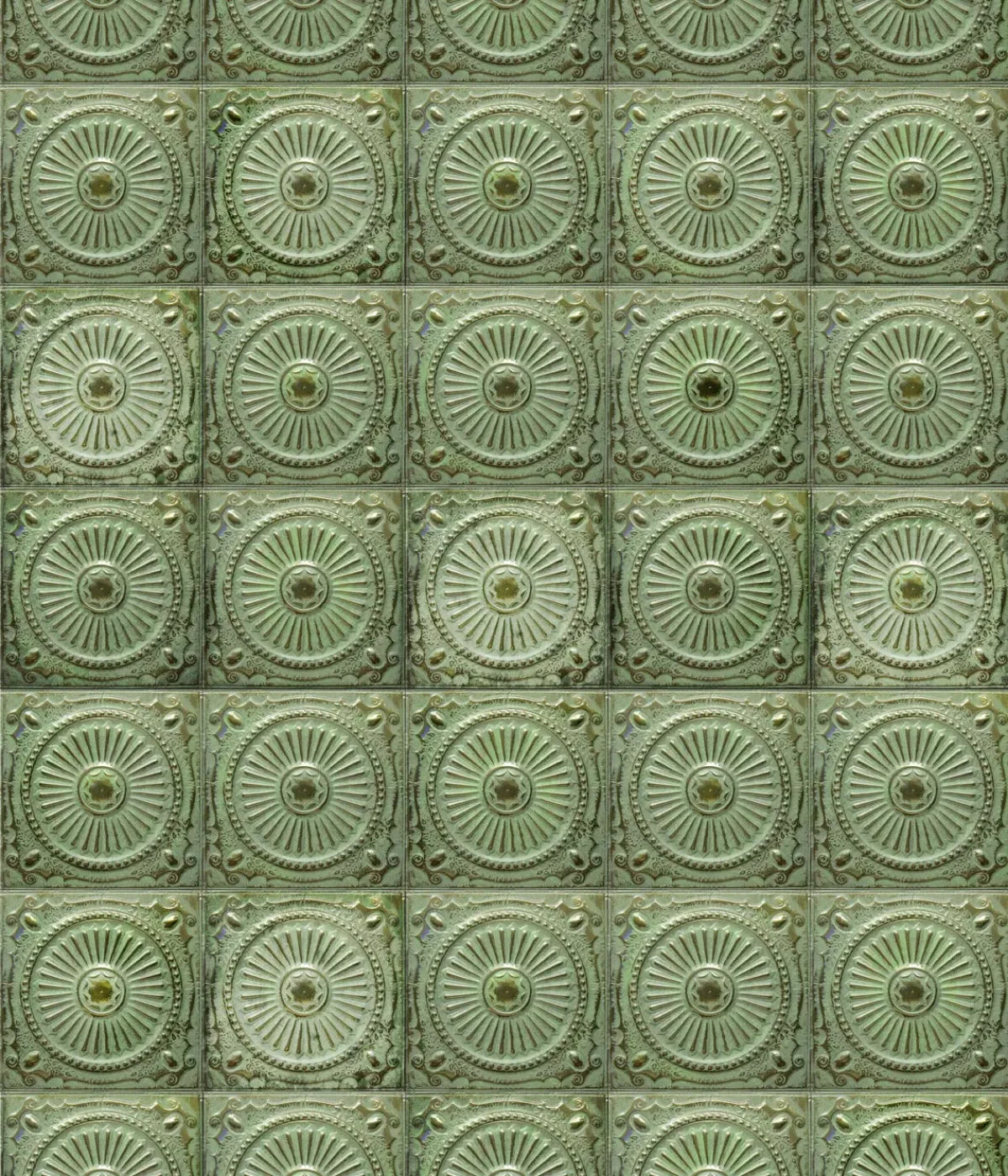 Green Tiles 10’X12’ Ultracloth (120 X 144 Inch) Backdrop