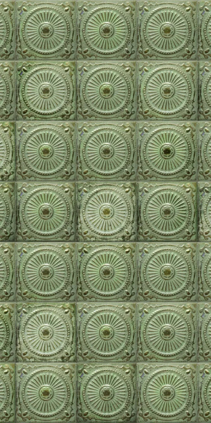 Green Tiles 10’X20’ Ultracloth (120 X 240 Inch) Backdrop
