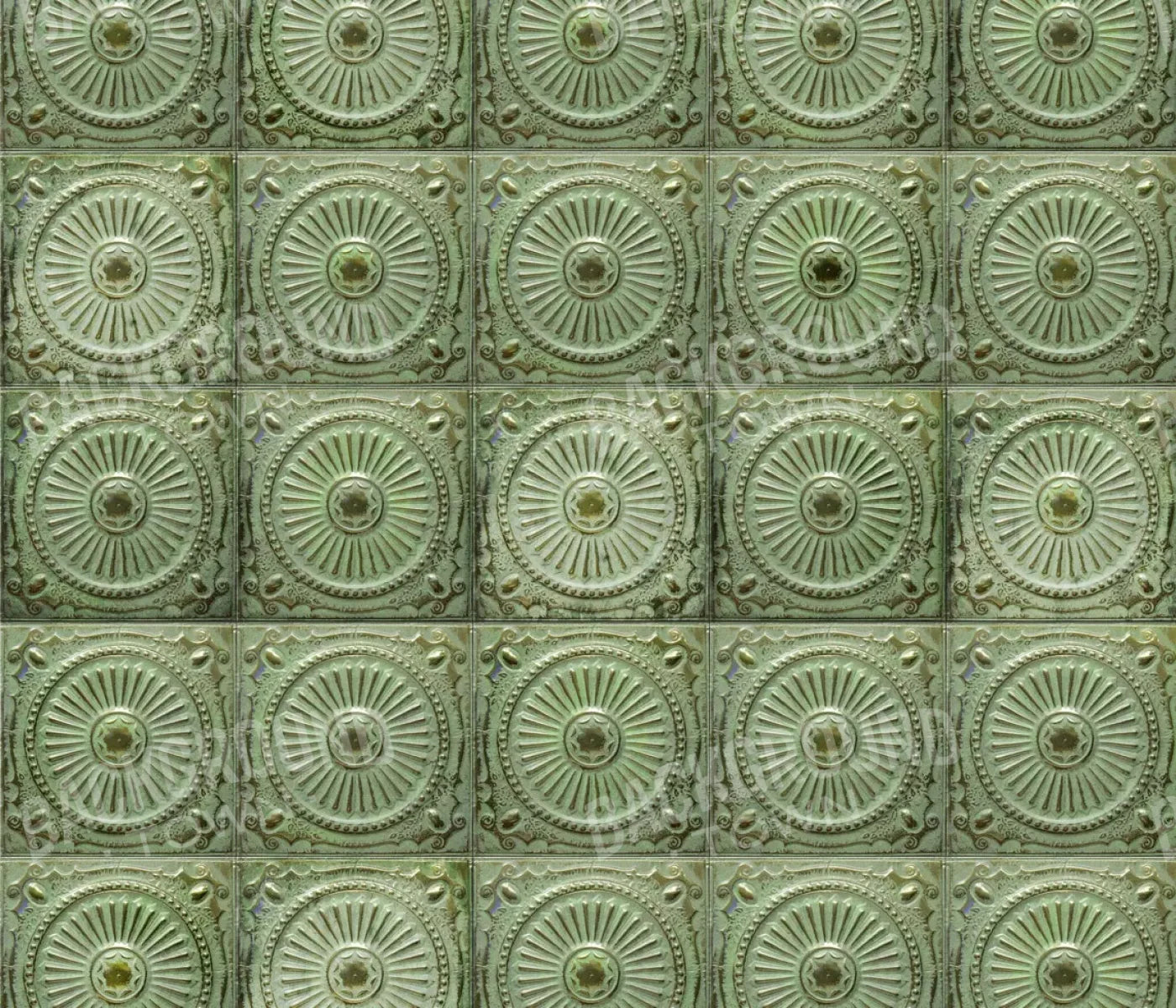Green Tiles 12’X10’ Ultracloth (144 X 120 Inch) Backdrop
