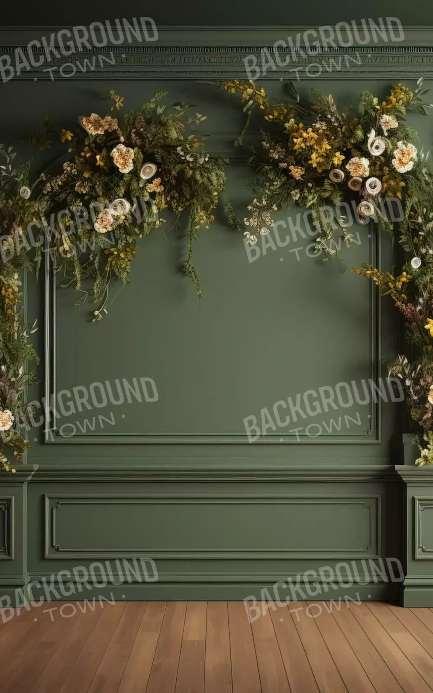 Green Wall I 5X8 Ultracloth ( 60 X 96 Inch ) Backdrop