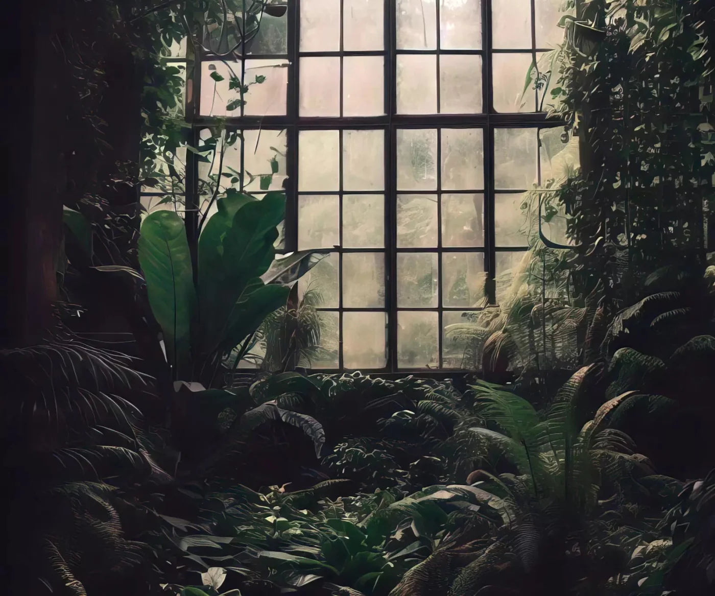 Greenhouse Takeover 5X42 Fleece ( 60 X 50 Inch ) Backdrop
