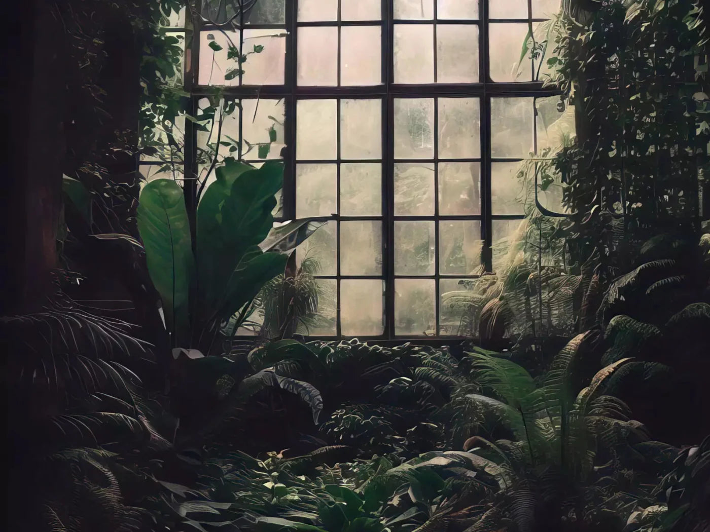 Greenhouse Takeover 68X5 Fleece ( 80 X 60 Inch ) Backdrop