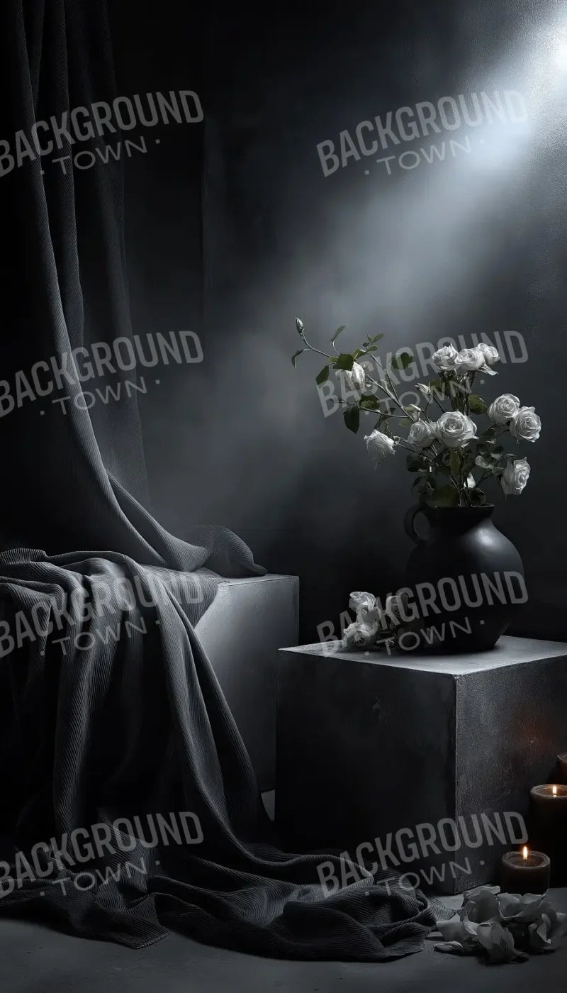 Grey Corner 8’x14’ UltraCloth (96 x 168 inch) Backdrop