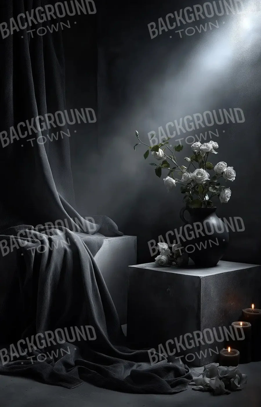 Grey Corner 9’x14’ UltraCloth (108 x 168 inch) Backdrop