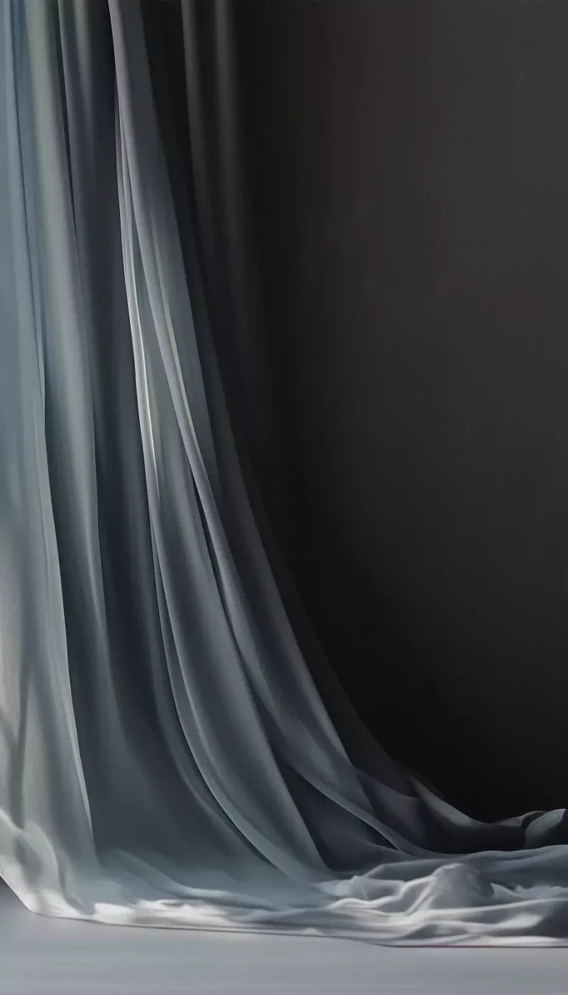 Grey Curtain 8’X14’ Ultracloth (96 X 168 Inch) Backdrop