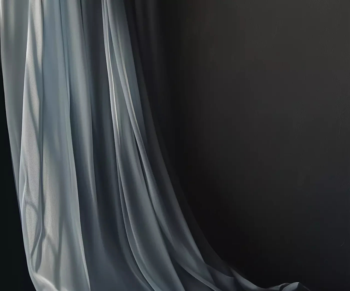 Grey Curtain 12’X10’ Ultracloth (144 X 120 Inch) Backdrop