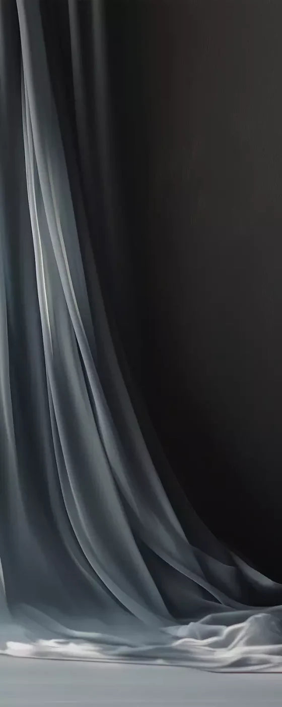 Grey Curtain 8’X20’ Ultracloth (96 X 240 Inch) Backdrop