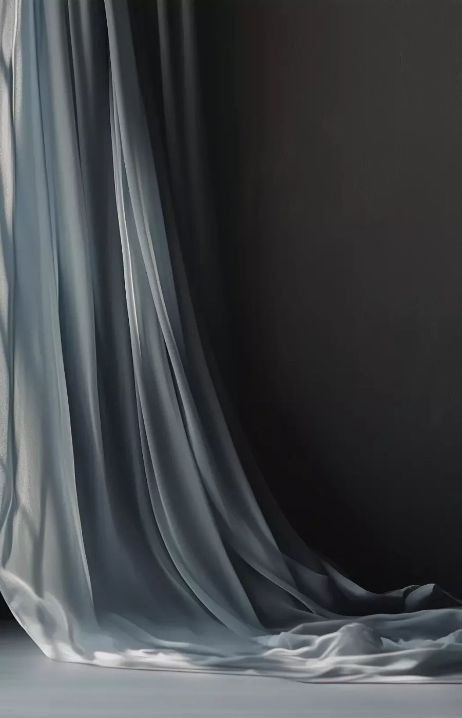 Grey Curtain 9’X14’ Ultracloth (108 X 168 Inch) Backdrop