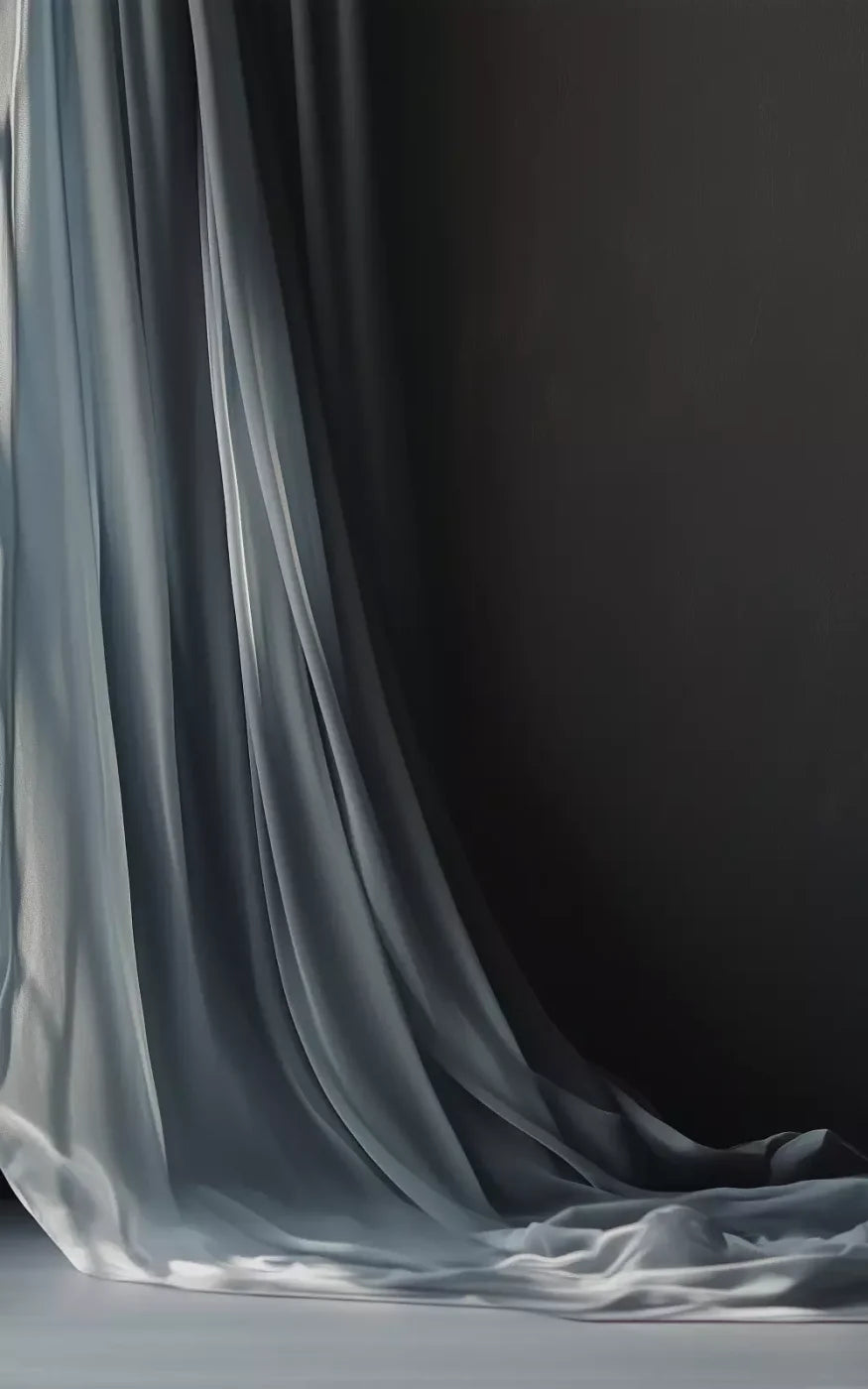 Grey Curtain 10’X16’ Ultracloth (120 X 192 Inch) Backdrop