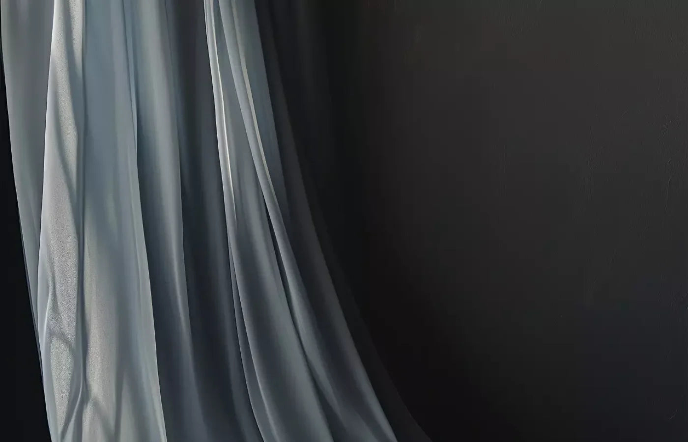 Grey Curtain 14’X9’ Ultracloth (168 X 108 Inch) Backdrop