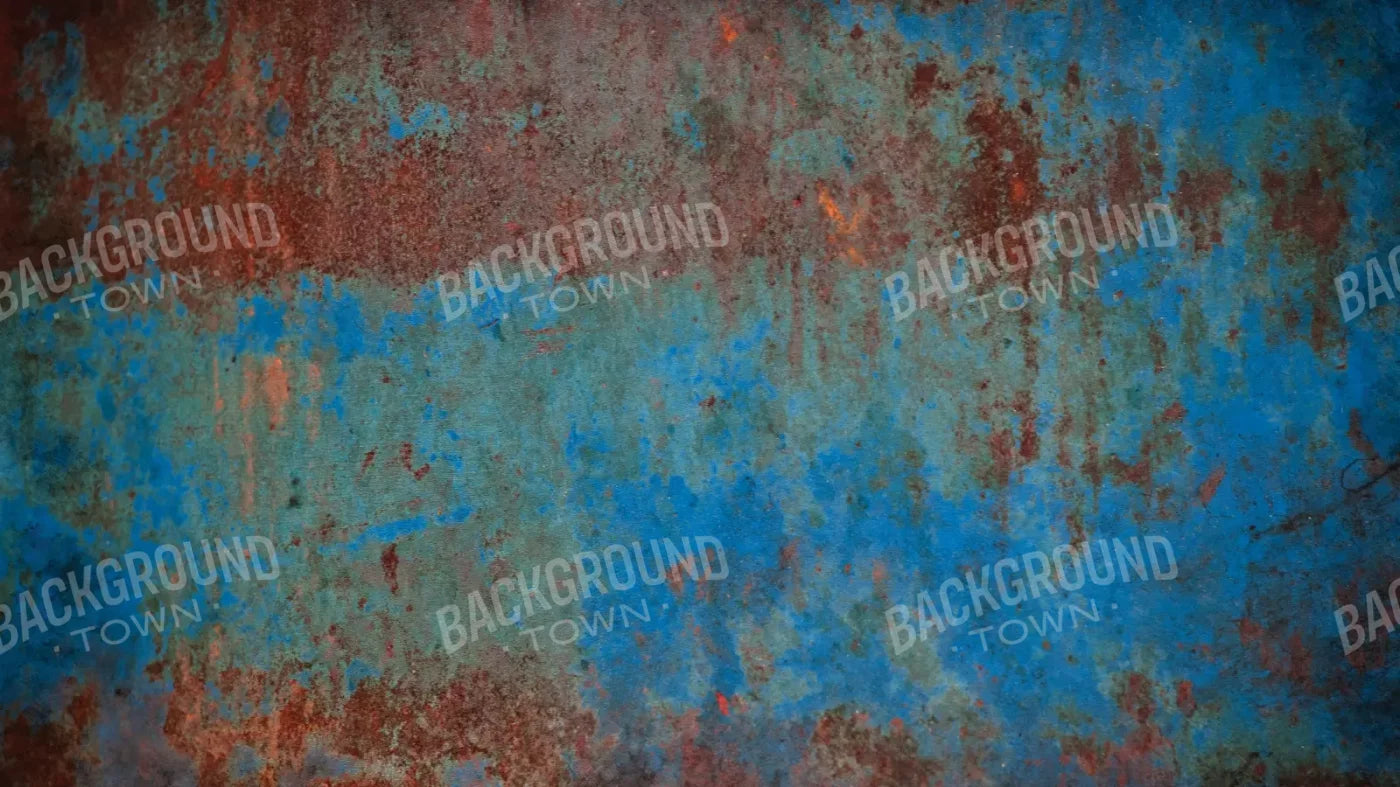 Grunge Blues 14X8 Ultracloth ( 168 X 96 Inch ) Backdrop