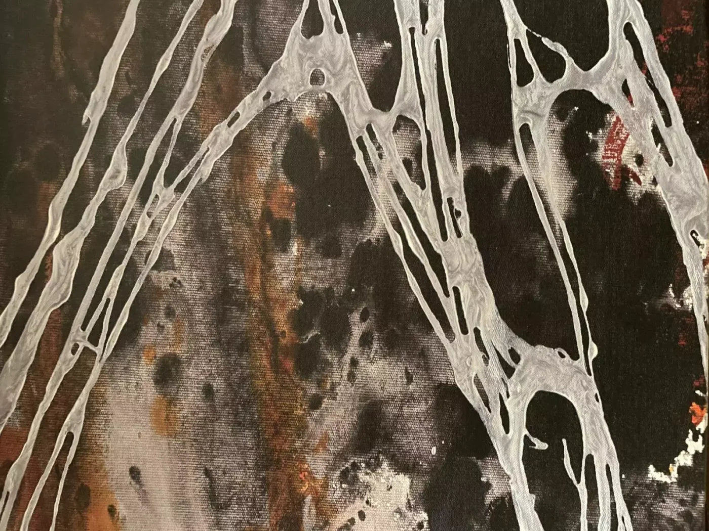 Grunge Splat 2 6’8’’X5’ Fleece (80 X 60 Inch) Backdrop
