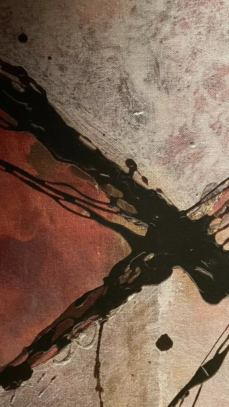Grunge Splat 8’X14’ Ultracloth (96 X 168 Inch) Backdrop