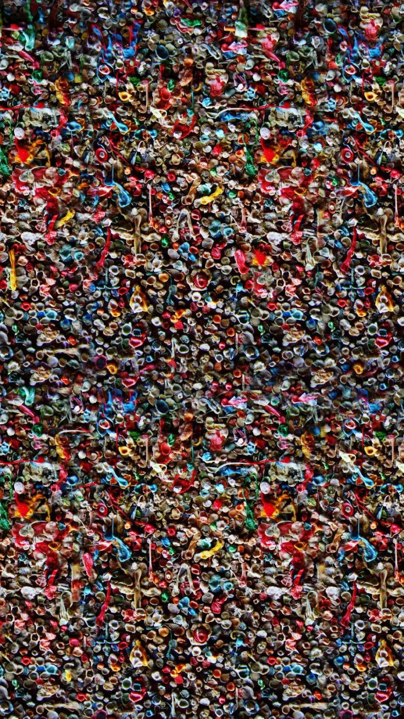Gum Wall 8X14 Ultracloth ( 96 X 168 Inch ) Backdrop