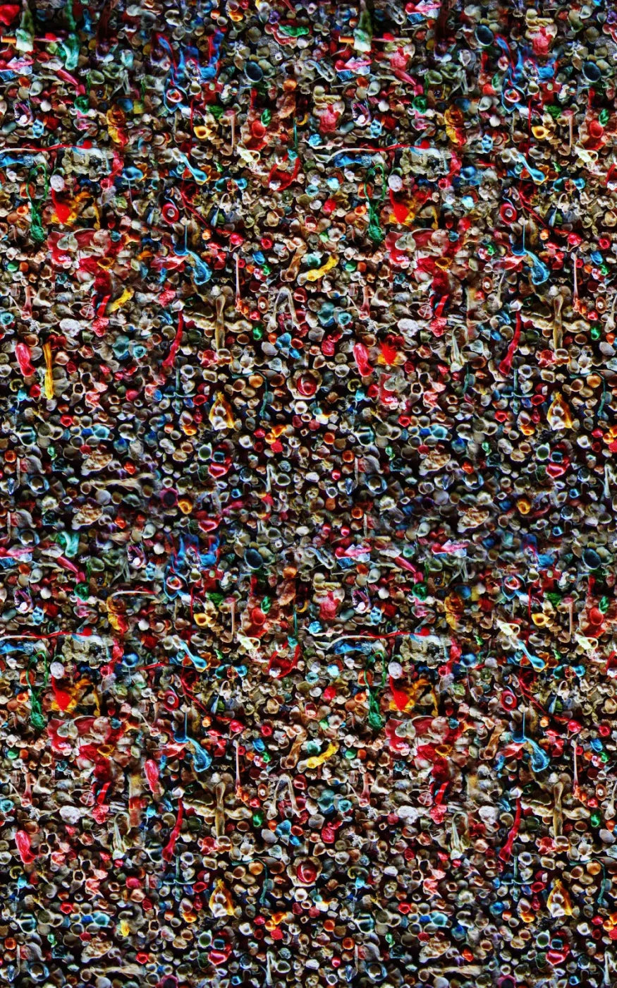 Gum Wall 9X14 Ultracloth ( 108 X 168 Inch ) Backdrop