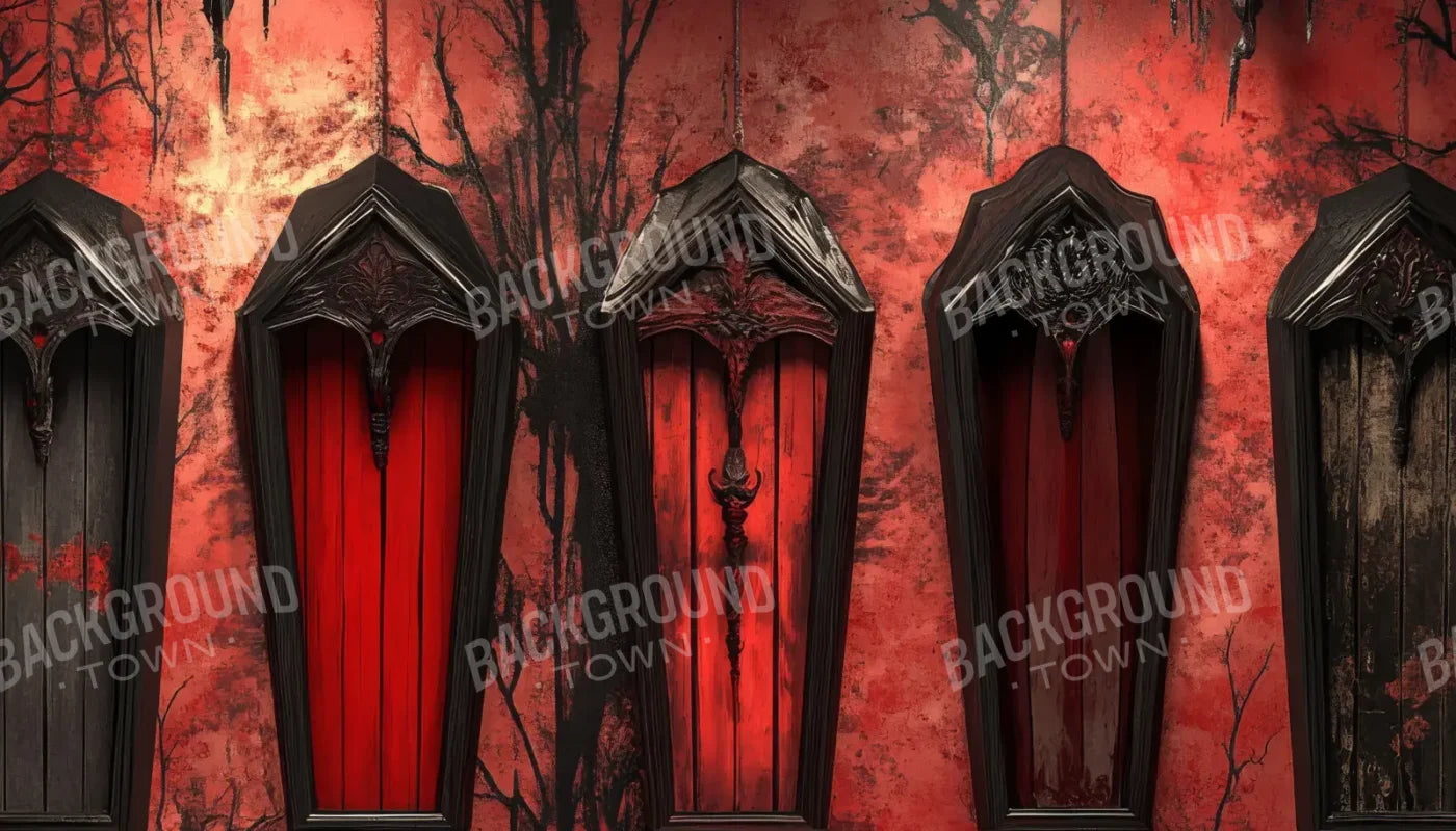 Halloween Vault 14’x8’ UltraCloth (168 x 96 inch) Backdrop