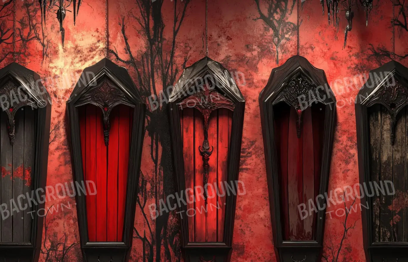 Halloween Vault 14’x9’ UltraCloth (168 x 108 inch) Backdrop