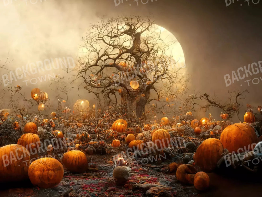 Hallows Eve 2 68X5 Fleece ( 80 X 60 Inch ) Backdrop