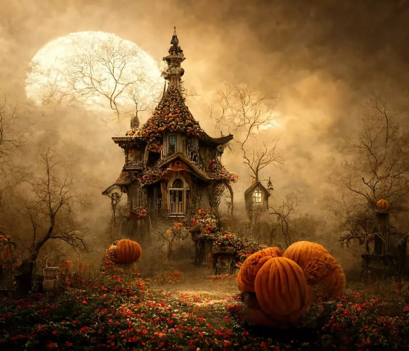 Hallows Eve 3 12’X10’ Ultracloth (144 X 120 Inch) Backdrop