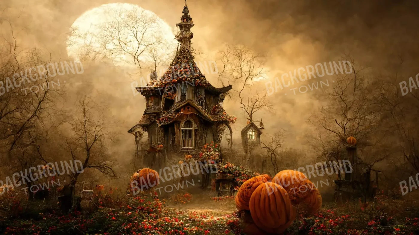 Hallows Eve 3 14’X8’ Ultracloth (168 X 96 Inch) Backdrop