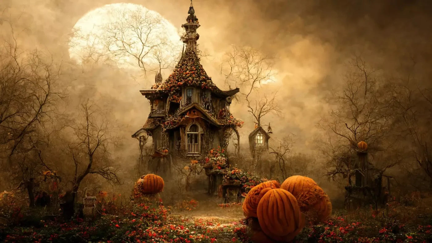 Hallows Eve 3 14’X8’ Ultracloth (168 X 96 Inch) Backdrop