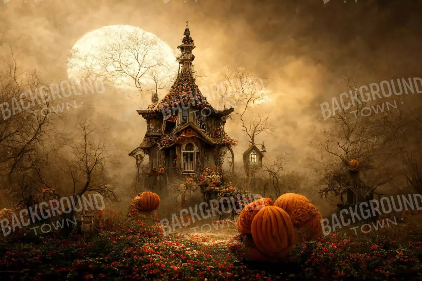 Hallows Eve 3 8’X5’ Ultracloth (96 X 60 Inch) Backdrop