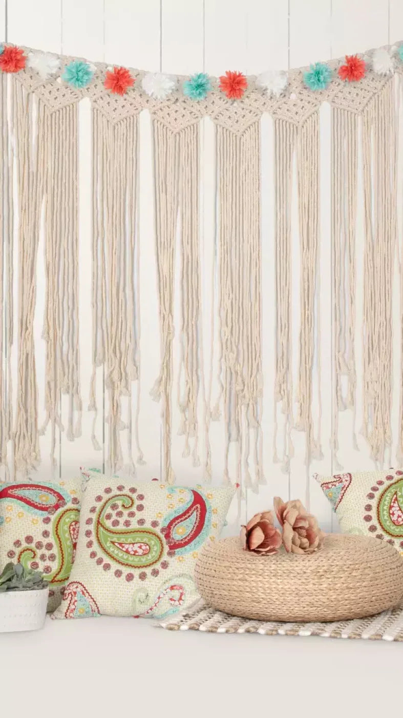 Happy Boho 8X14 Ultracloth ( 96 X 168 Inch ) Backdrop