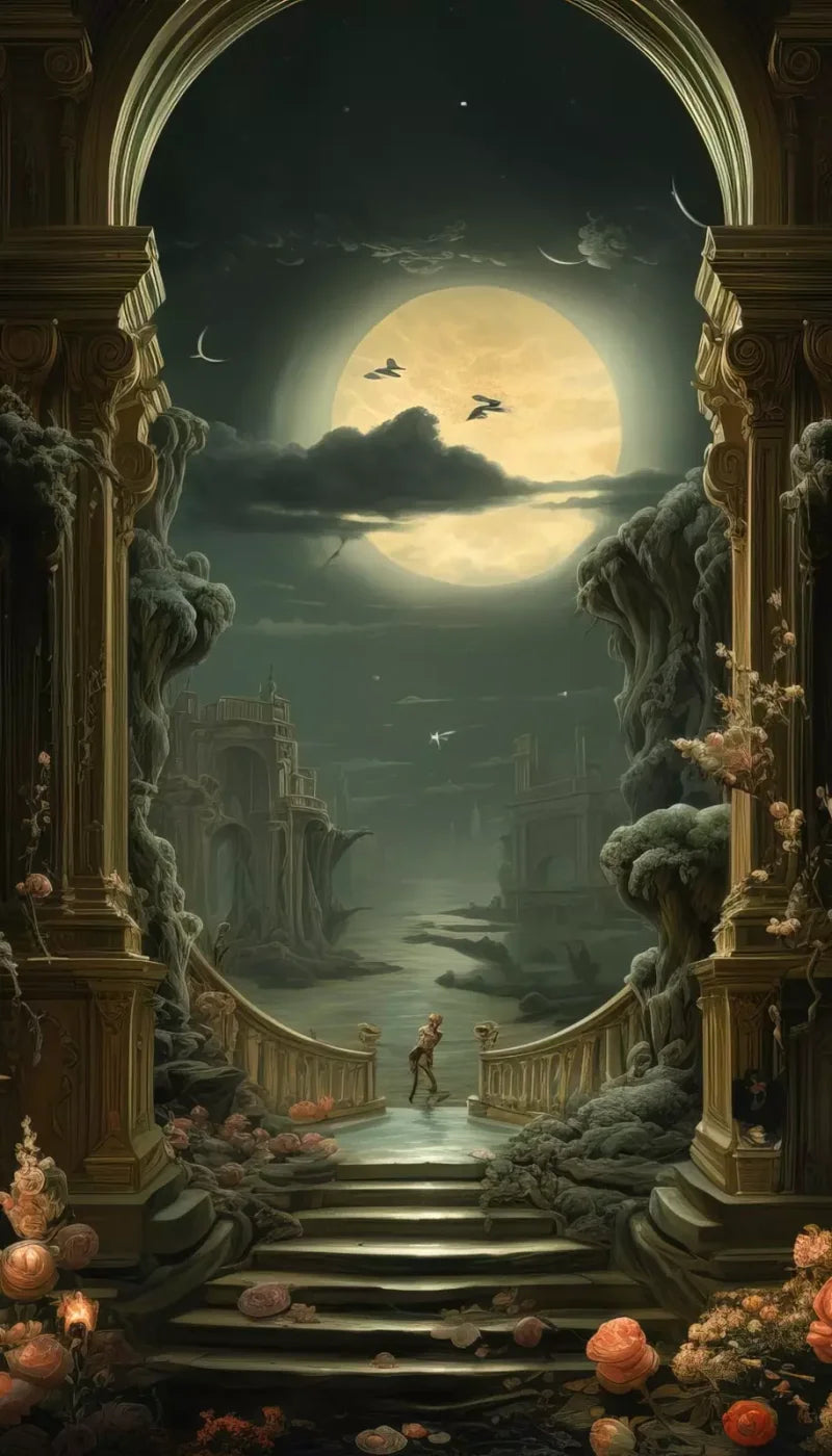 Haunted Elegance Ii 8’X14’ Ultracloth (96 X 168 Inch) Backdrop