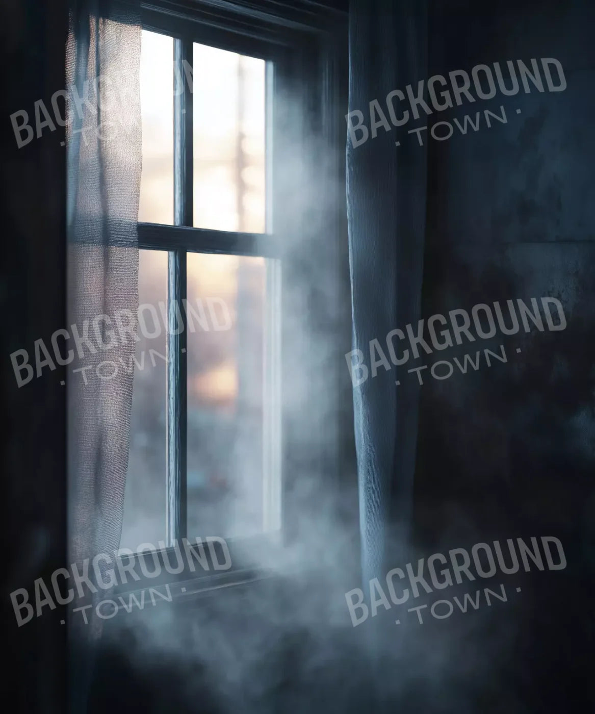 Haunted Window 10’X12’ Ultracloth (120 X 144 Inch) Backdrop