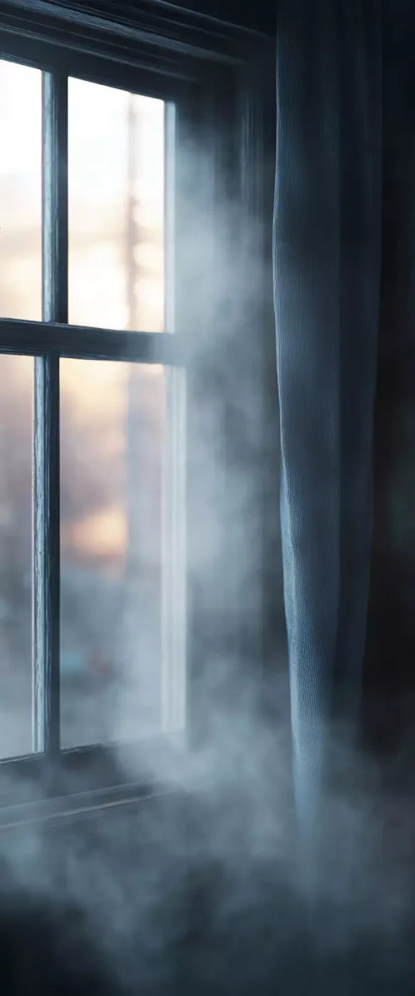 Haunted Window 5’X12’ Ultracloth For Westcott X-Drop (60 X 144 Inch) Backdrop