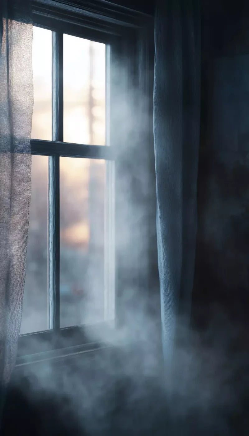 Haunted Window 8’X14’ Ultracloth (96 X 168 Inch) Backdrop
