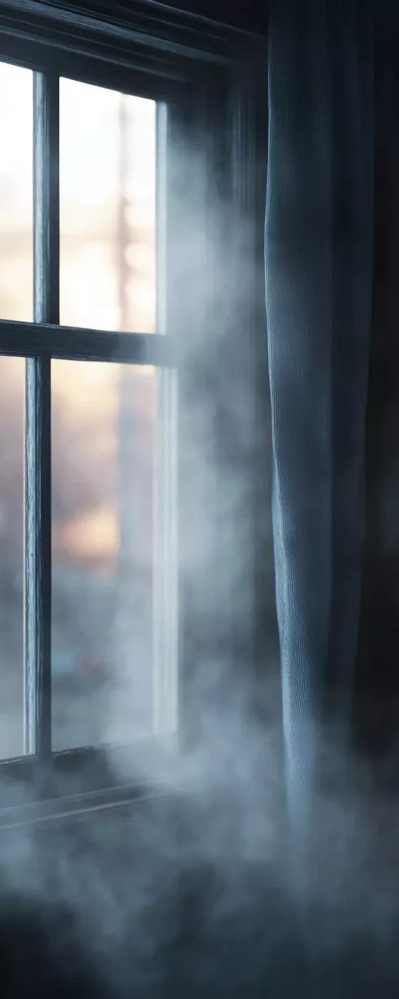 Haunted Window 8’X20’ Ultracloth (96 X 240 Inch) Backdrop