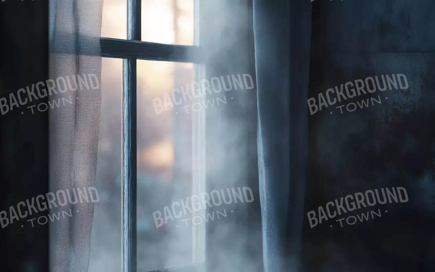 Haunted Window 8’X5’ Ultracloth (96 X 60 Inch) Backdrop