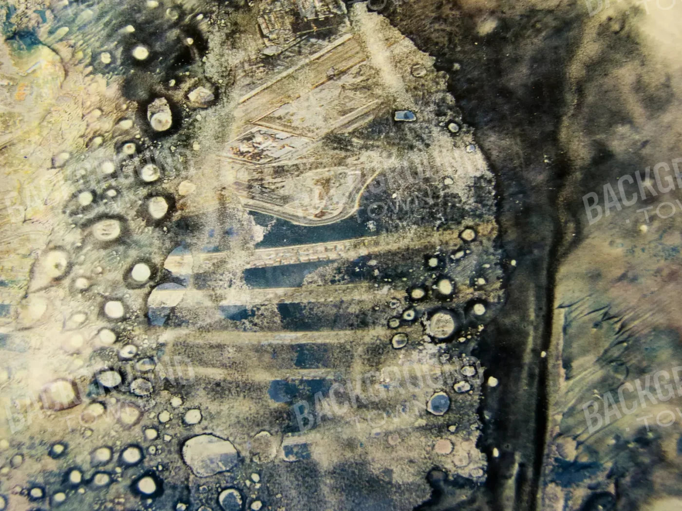 Hazy Landscape 10X8 Fleece ( 120 X 96 Inch ) Backdrop