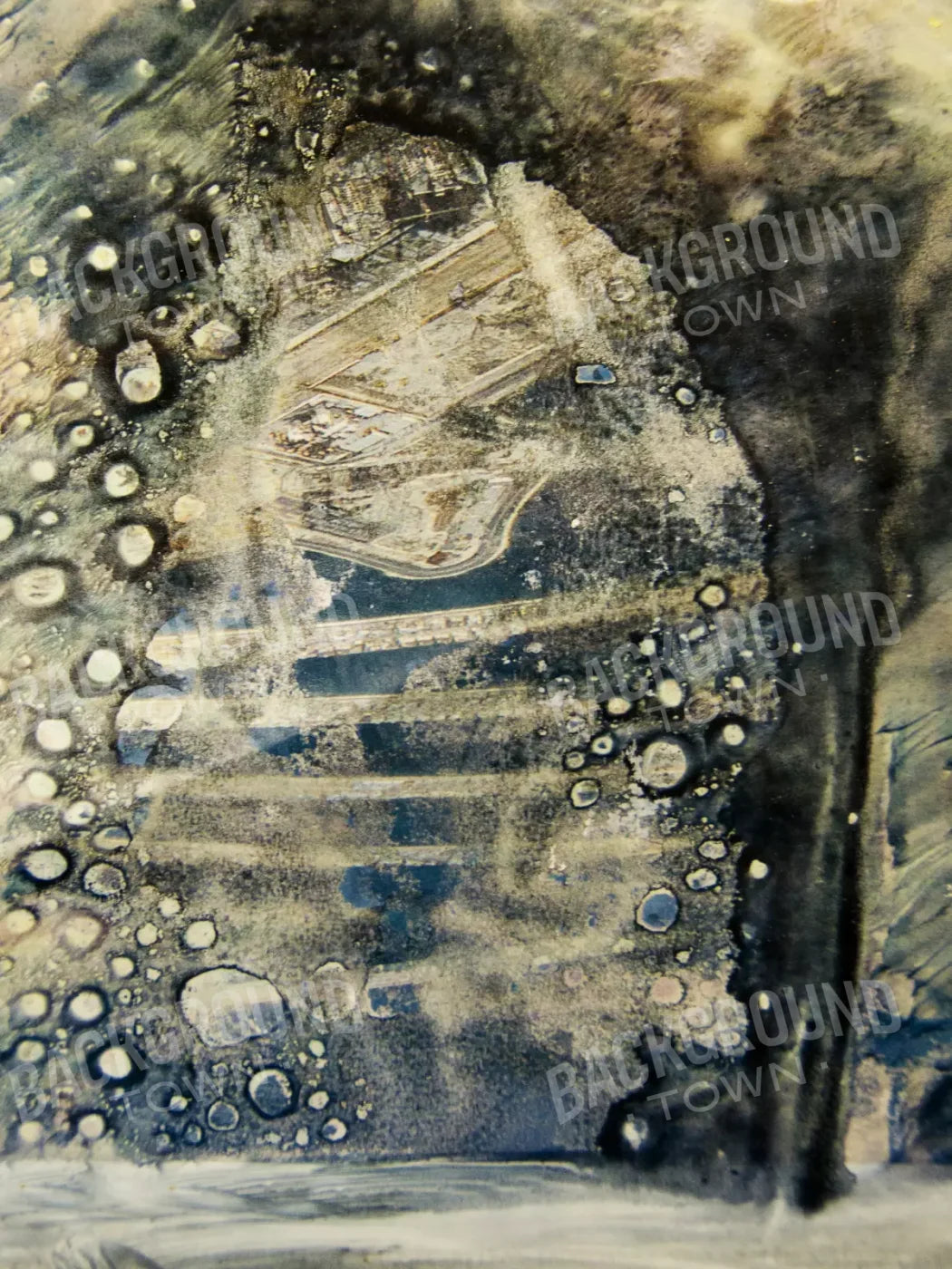 Hazy Landscape 8X10 Fleece ( 96 X 120 Inch ) Backdrop
