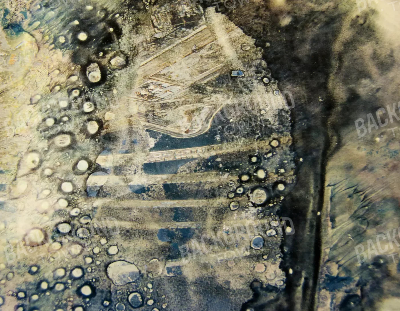Hazy Landscape 8X6 Fleece ( 96 X 72 Inch ) Backdrop