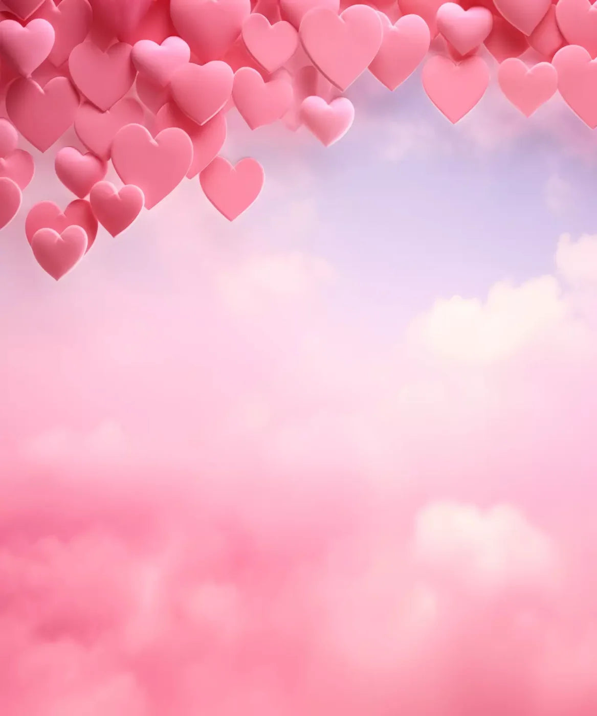 Heart In The Clouds I 10X12 Ultracloth ( 120 X 144 Inch ) Backdrop