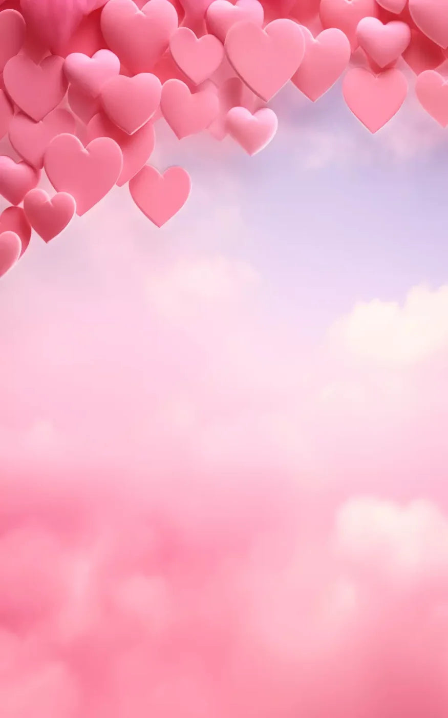 Heart In The Clouds I 5X8 Ultracloth ( 60 X 96 Inch ) Backdrop