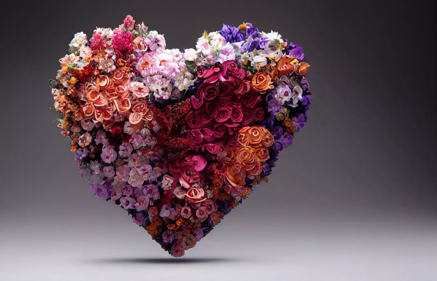 Heart Of Flowers 14’X9’ Ultracloth (168 X 108 Inch) Backdrop