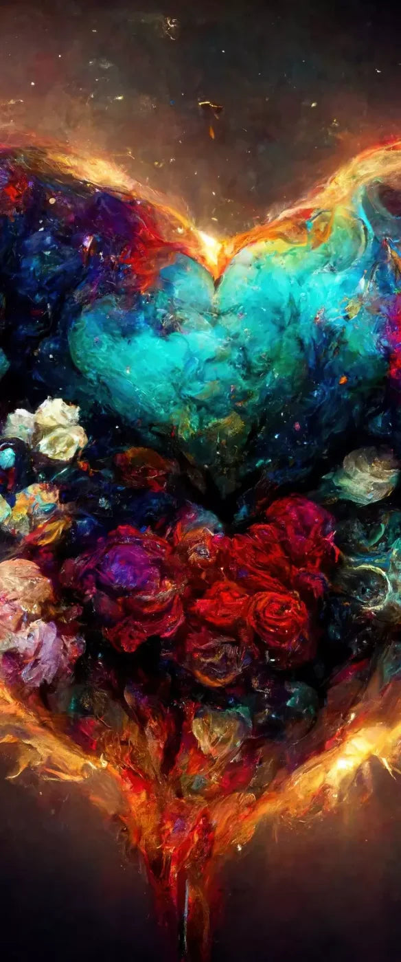 Heart On Fire Ii 5’X12’ Ultracloth For Westcott X-Drop (60 X 144 Inch) Backdrop