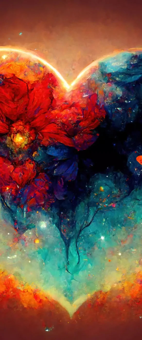 Heart On Fire Iii 5’X12’ Ultracloth For Westcott X-Drop (60 X 144 Inch) Backdrop