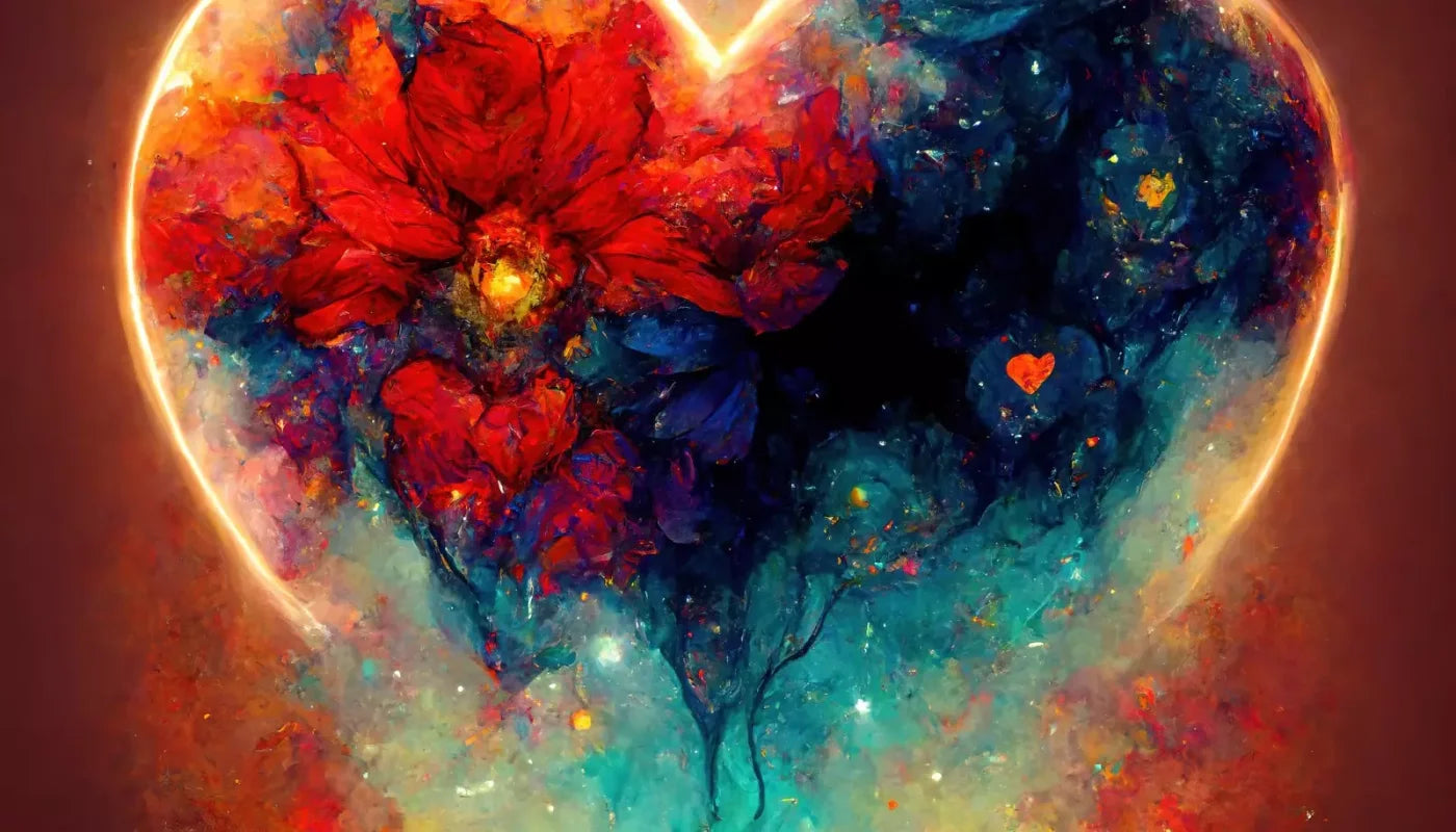 Heart On Fire Iii 14’X8’ Ultracloth (168 X 96 Inch) Backdrop