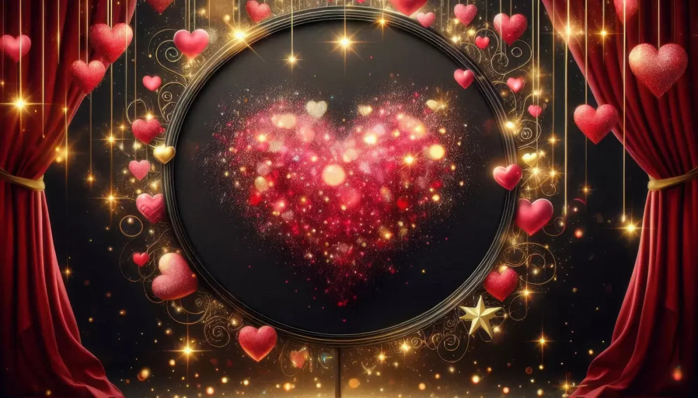 Hearts Everywhere 14’X8’ Ultracloth (168 X 96 Inch) Backdrop