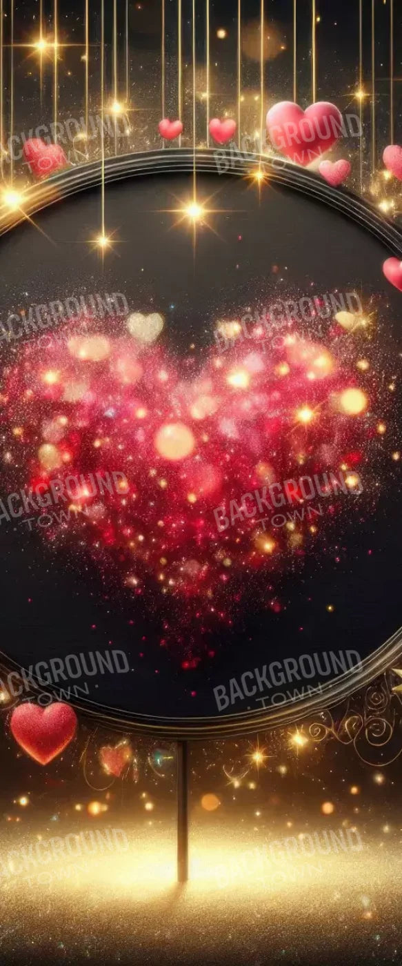 Hearts Everywhere 5’X12’ Ultracloth For Westcott X-Drop (60 X 144 Inch) Backdrop