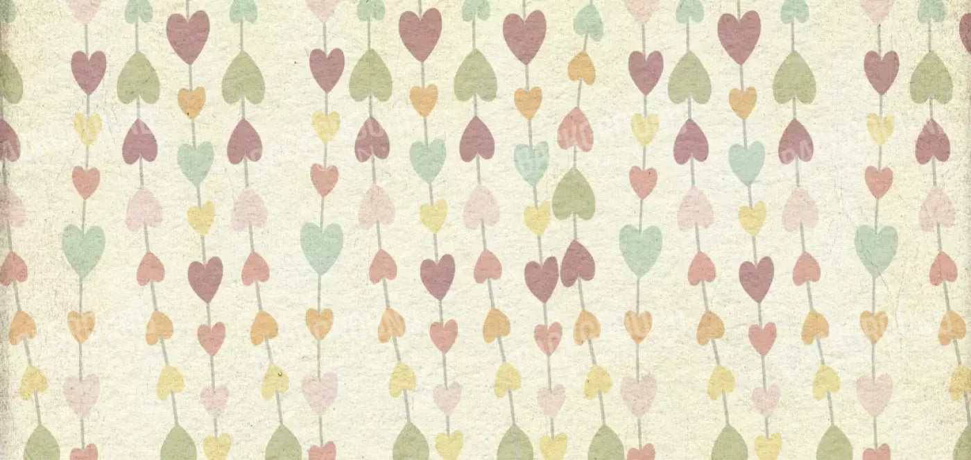 Heartstring 16X8 Ultracloth ( 192 X 96 Inch ) Backdrop