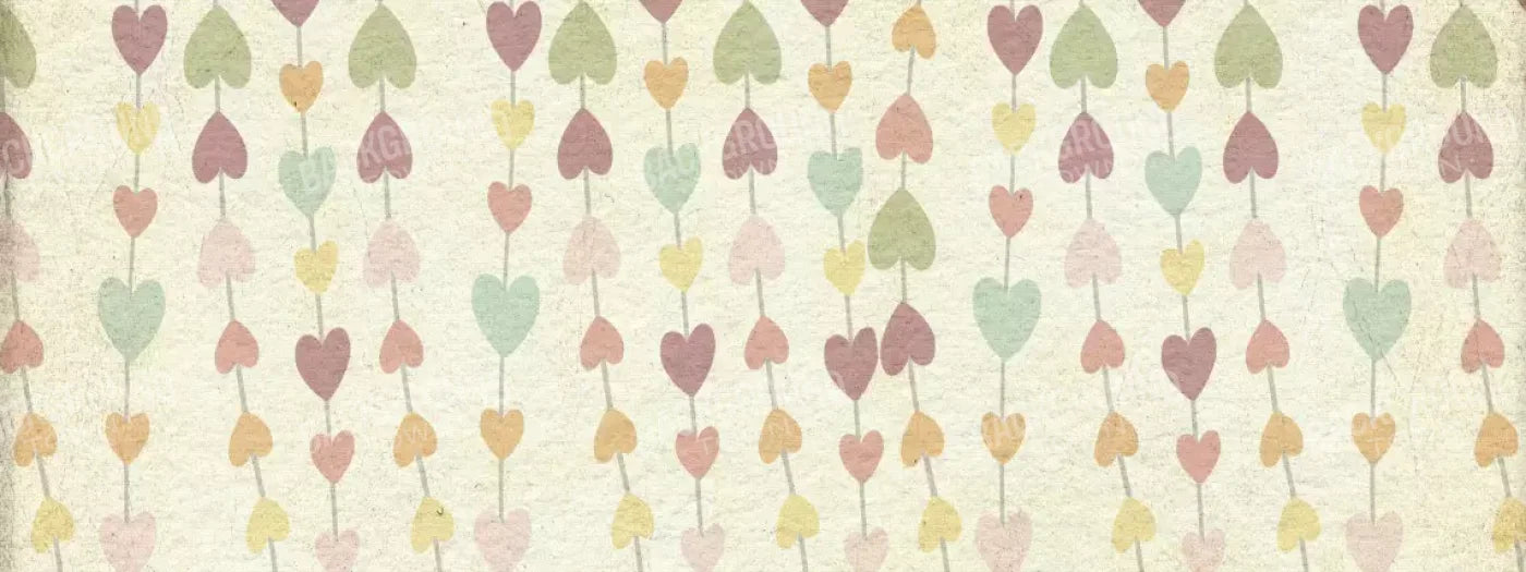 Heartstring 20X8 Ultracloth ( 240 X 96 Inch ) Backdrop