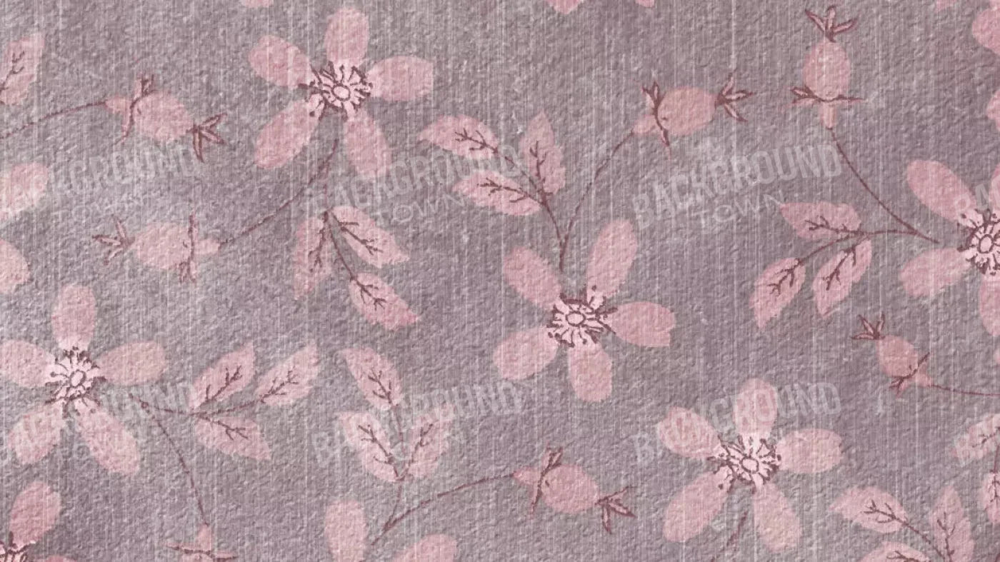 Heather Floral 14X8 Ultracloth ( 168 X 96 Inch ) Backdrop