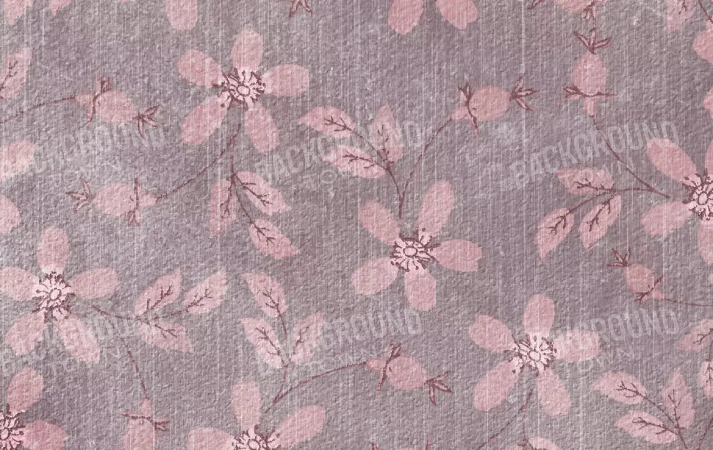Heather Floral 16X10 Ultracloth ( 192 X 120 Inch ) Backdrop