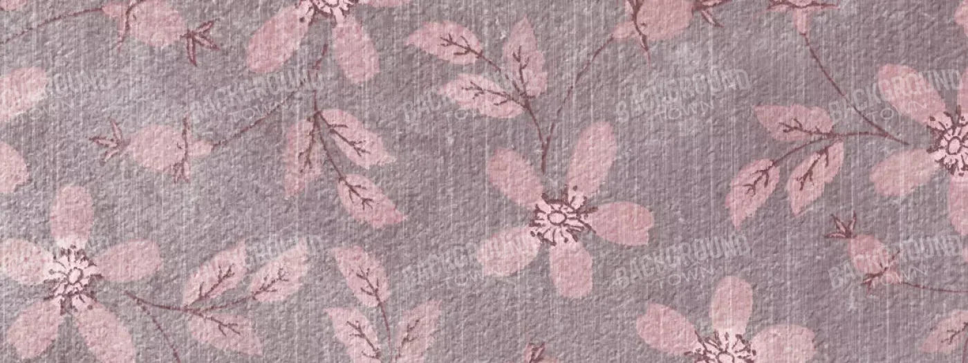 Heather Floral 20X8 Ultracloth ( 240 X 96 Inch ) Backdrop